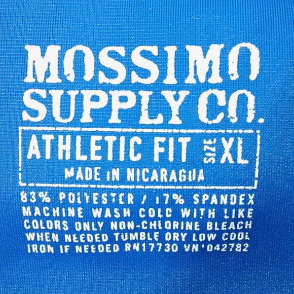 MOSSIMO-Kids Rash Guard- SIZE XL (12/14)- Blue-White-Black-Swim - Picture 7 of 7